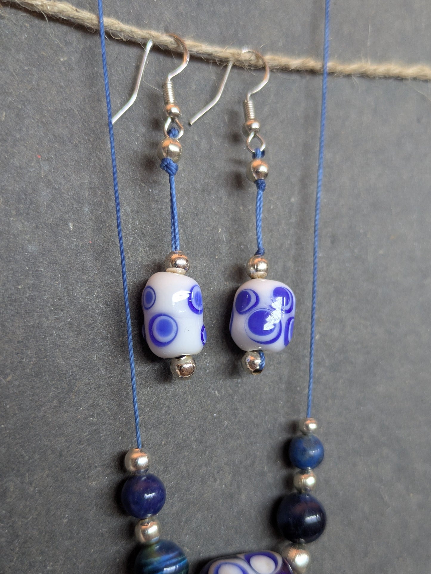 Kandinsky · Ensemble · Boucles d'oreilles, collier + bracelet