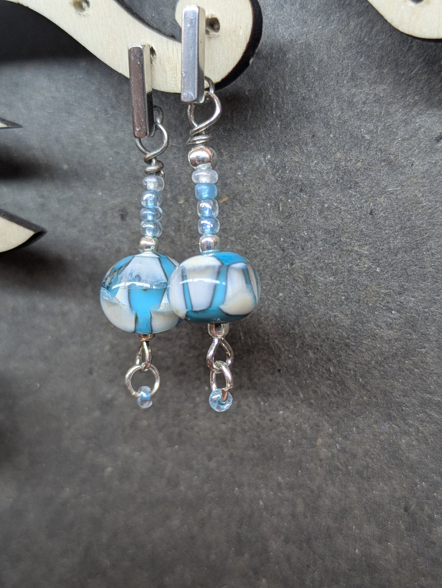 Ciel d'été · Boucles d'oreilles