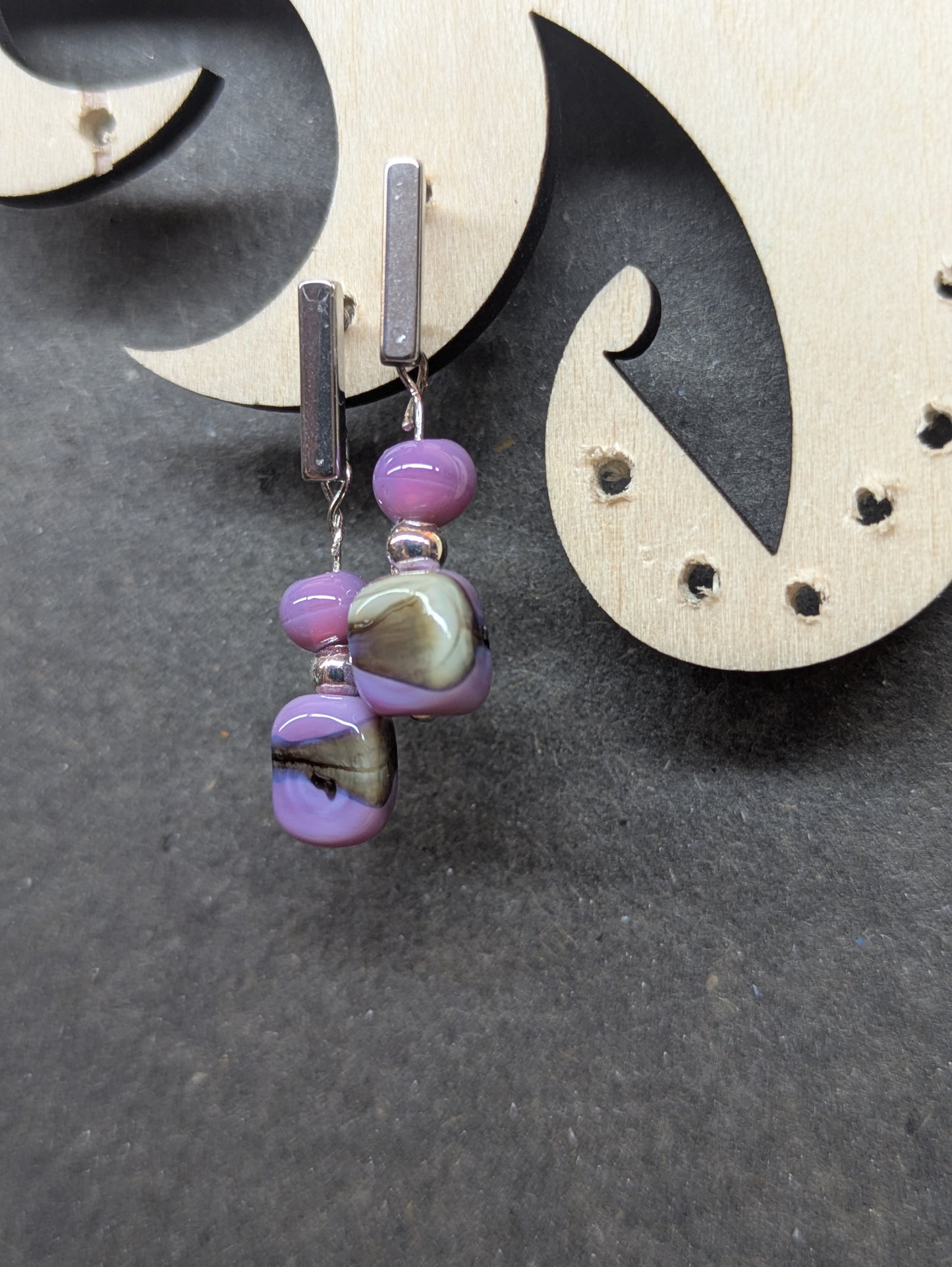 Glycine · Boucles d'oreilles