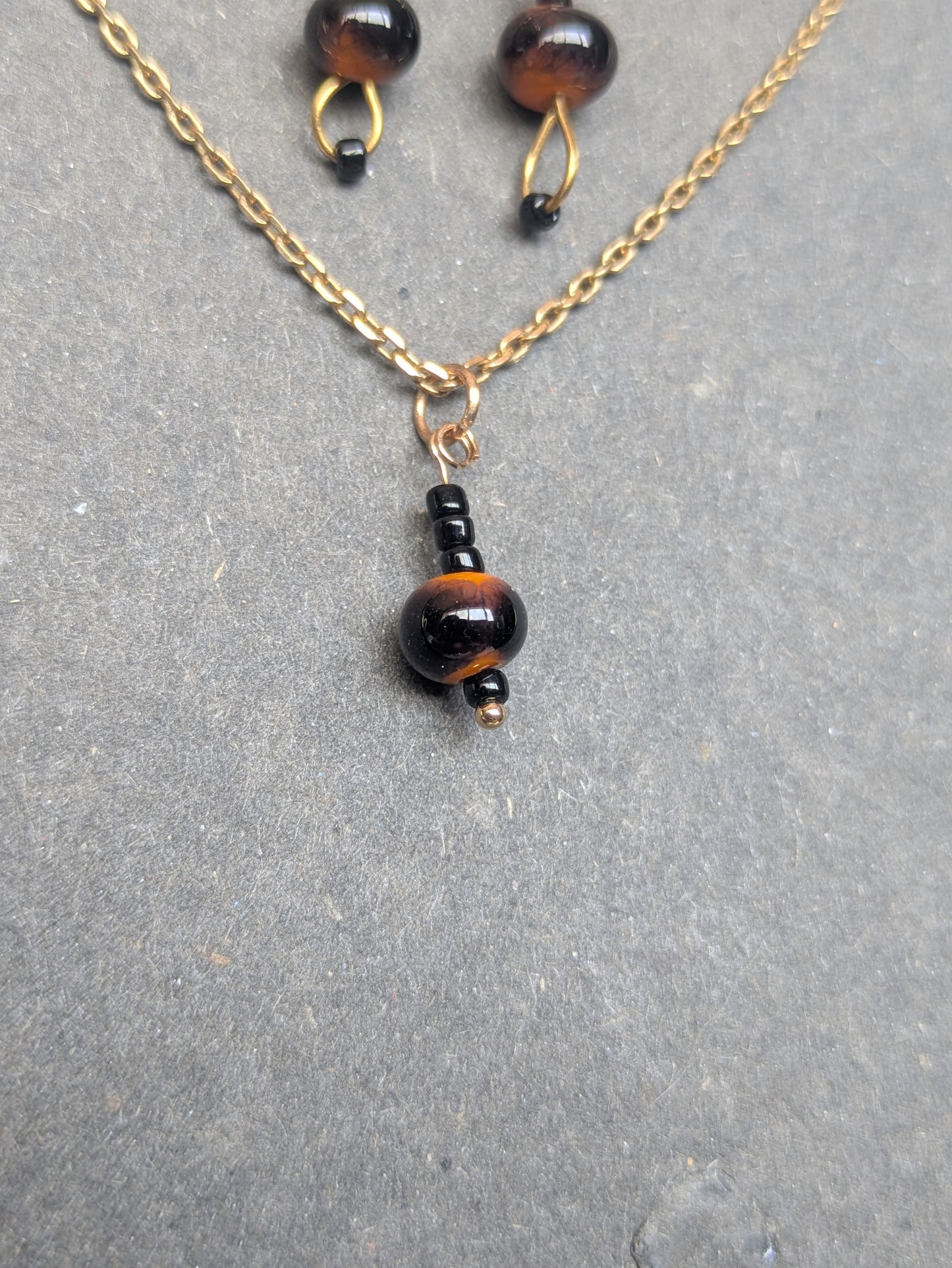 Harley · Parure · Boucles d'oreilles+ pendentif