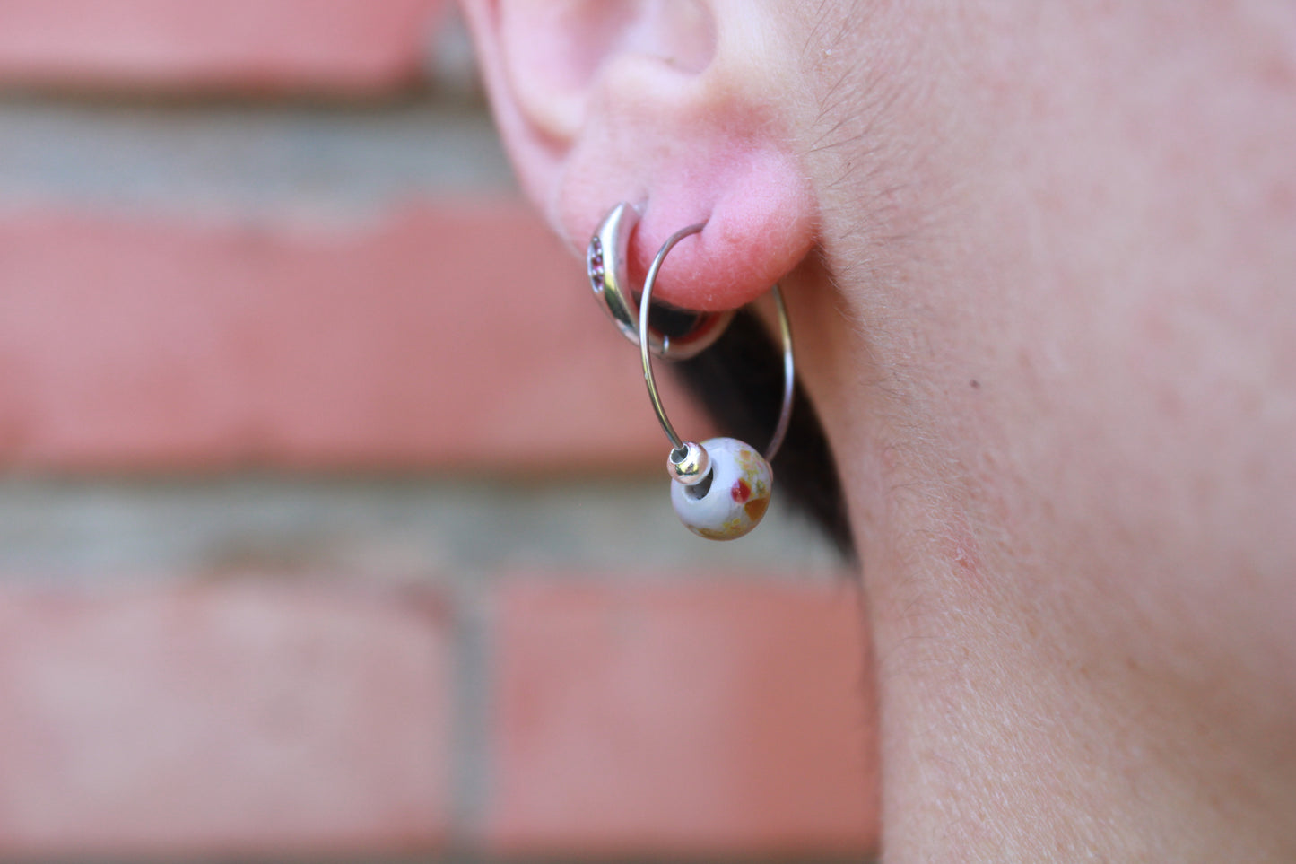 Grisettes · Parure · Créoles + pendentif