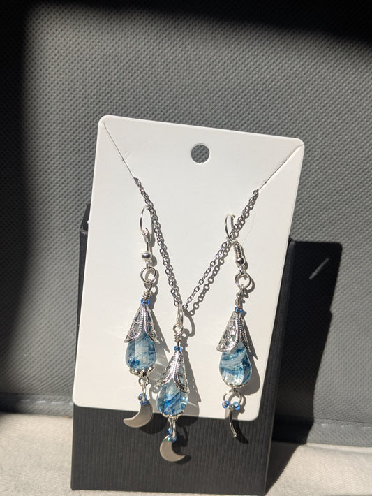 Moonshine · Parure · Boucles d'oreilles + pendentif