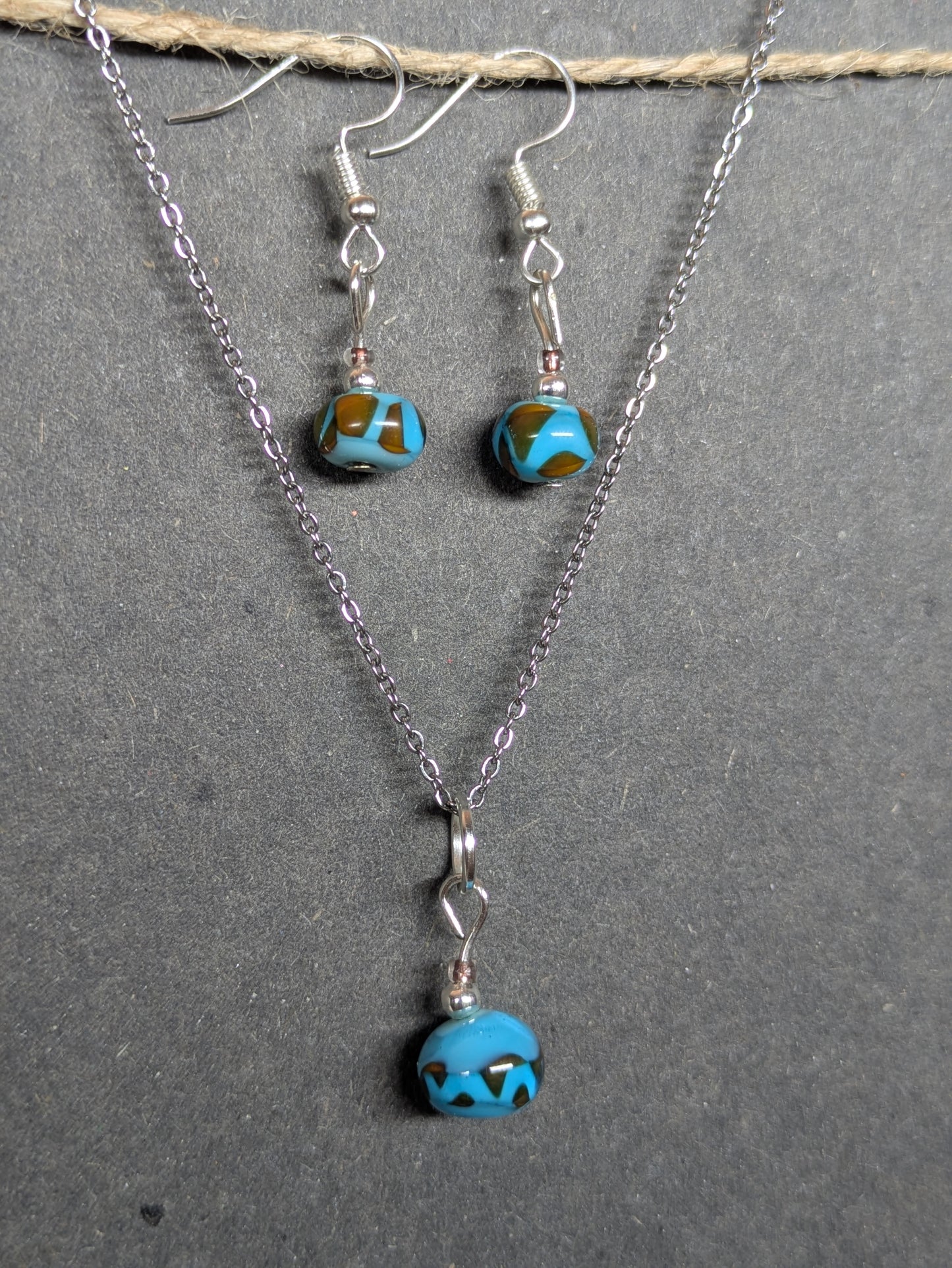 Savannah · Parure · Boucles d'oreilles + pendentif