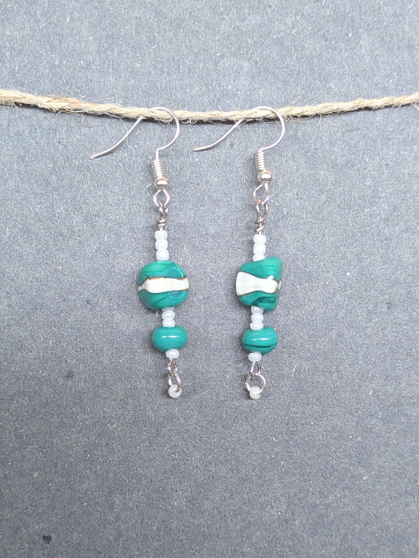 Malachite · Boucles d'oreilles