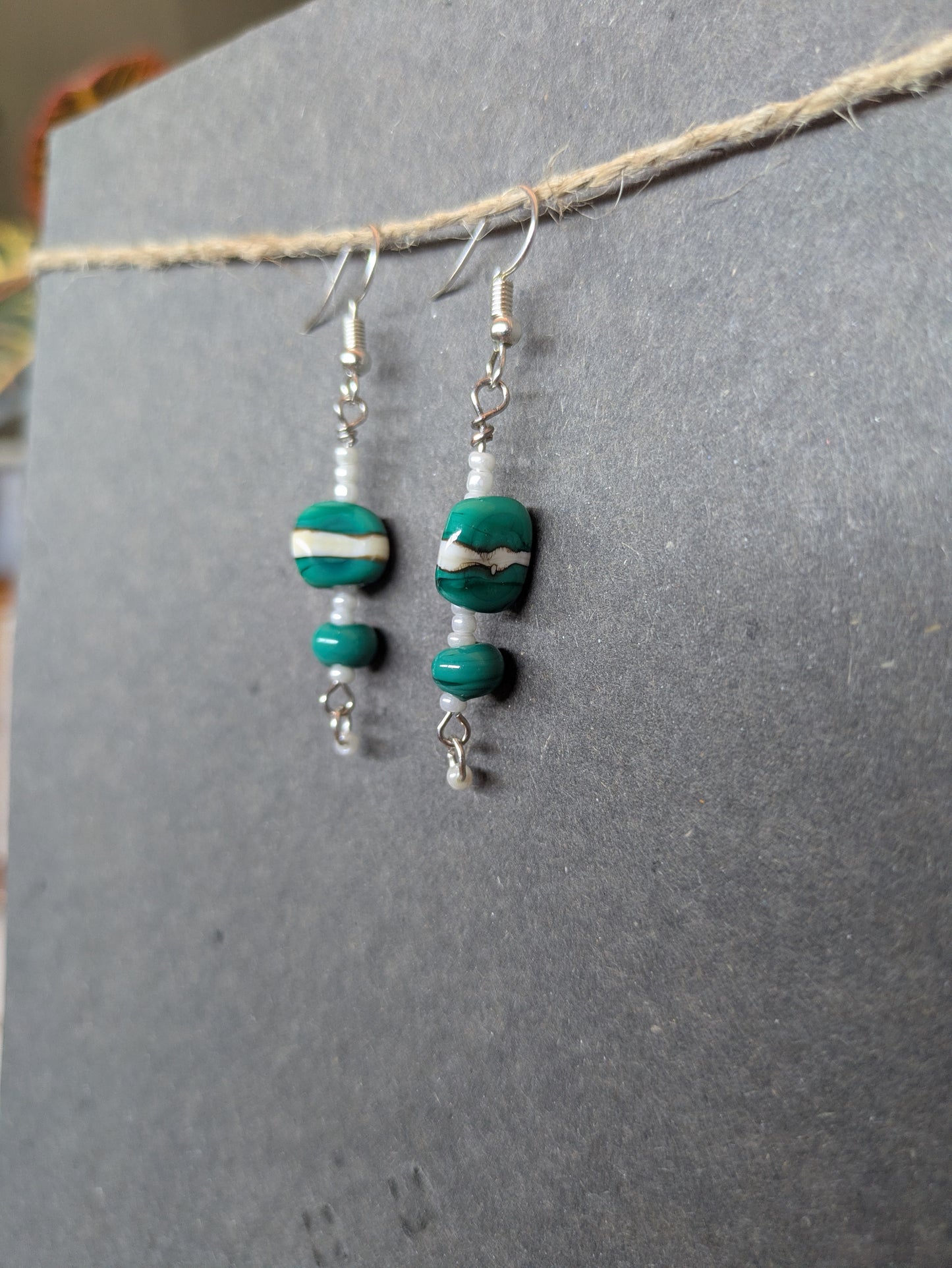 Malachite · Boucles d'oreilles