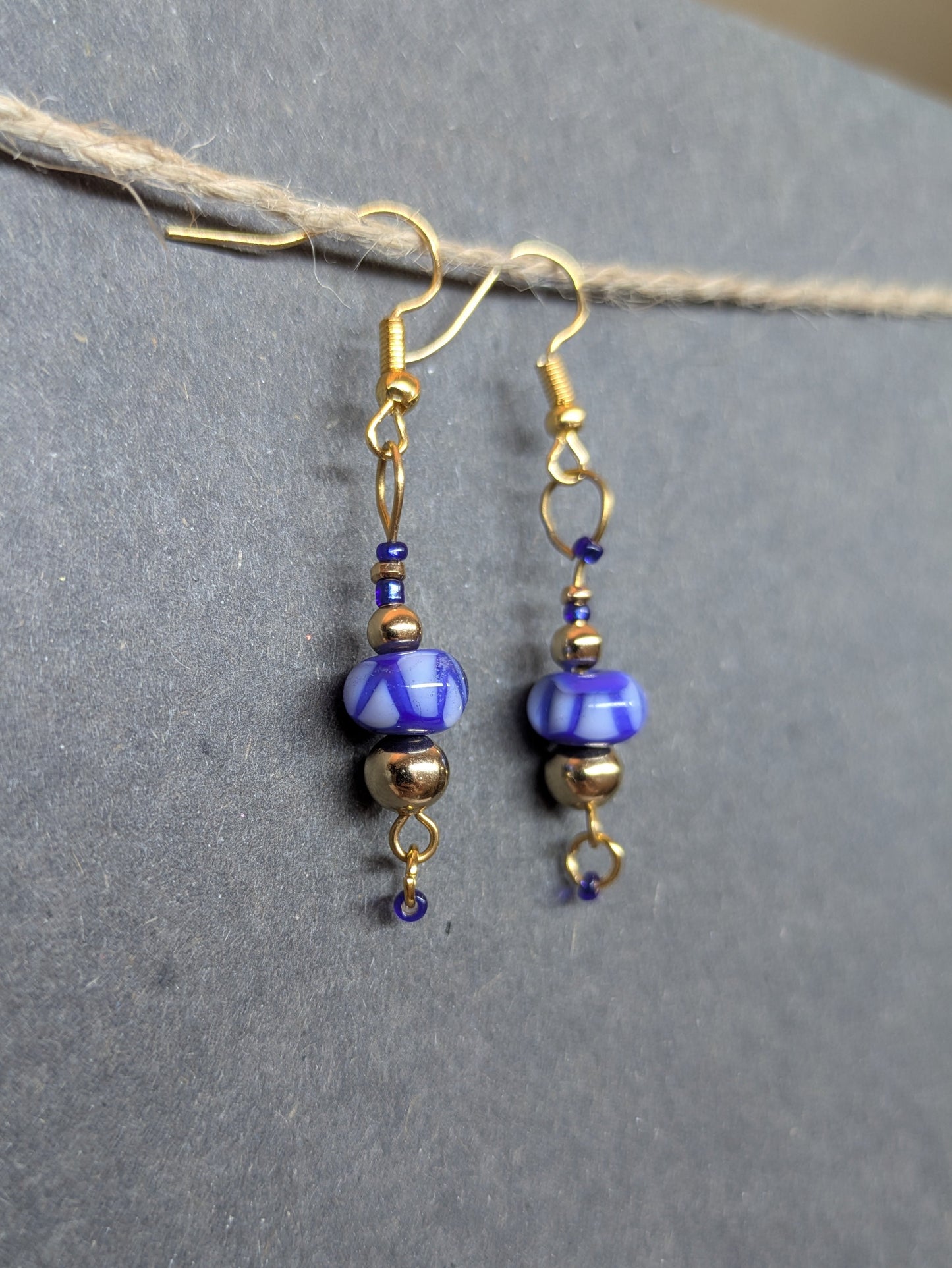Saphir · Boucles d'oreilles