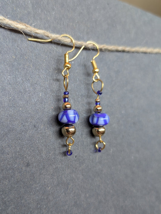 Saphir · Boucles d'oreilles