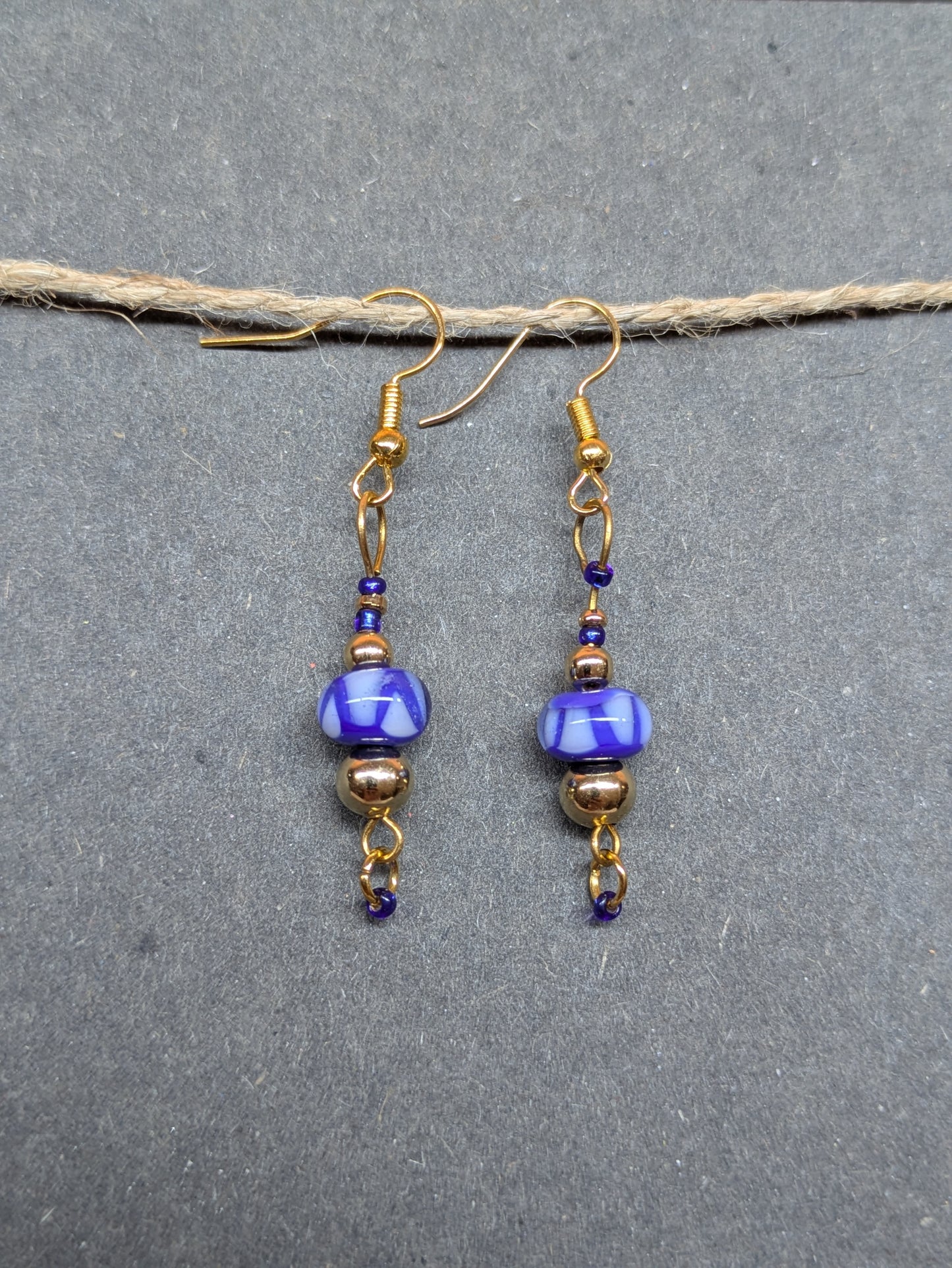 Saphir · Boucles d'oreilles