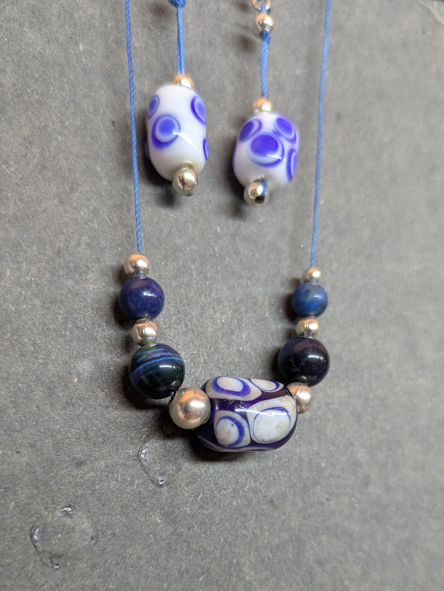 Kandinsky · Ensemble · Boucles d'oreilles, collier + bracelet