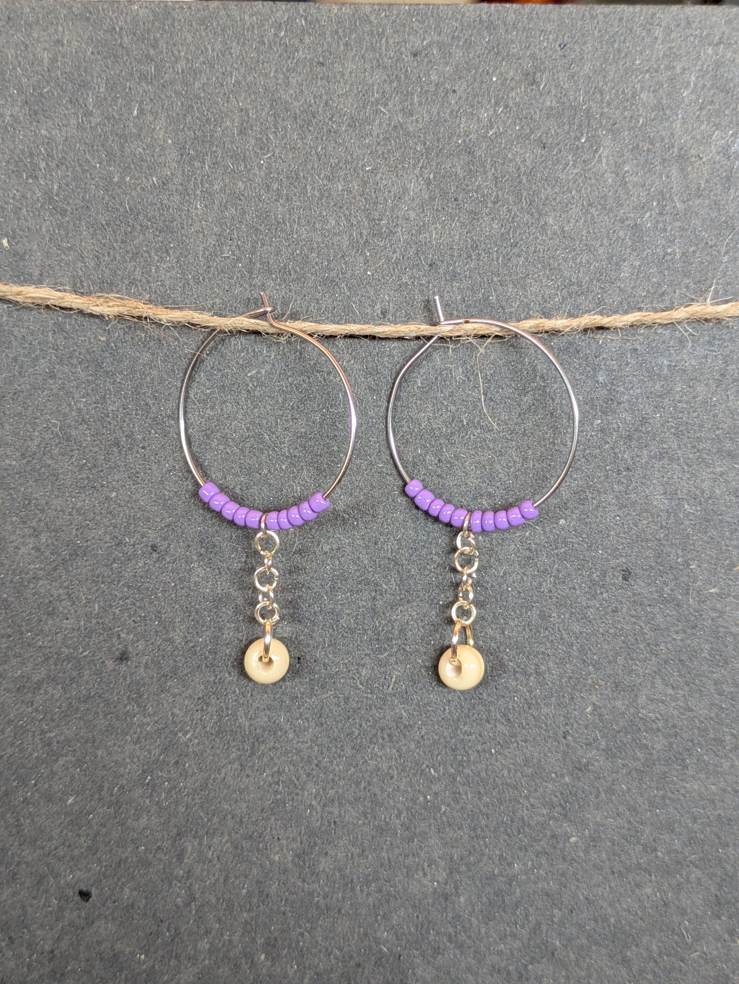 Violet Hoop · Créoles