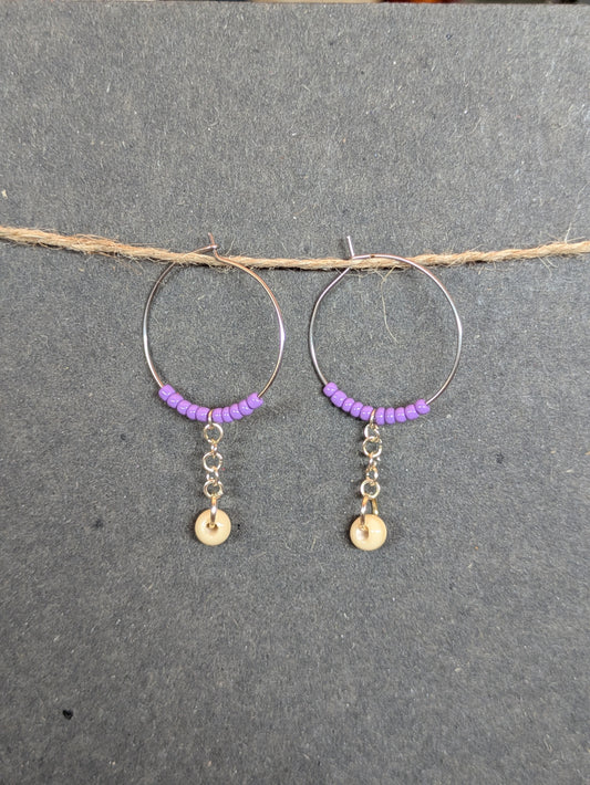 Violet Hoop · Créoles