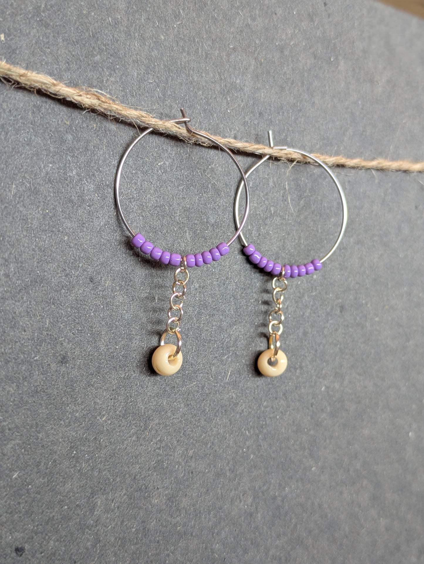 Violet Hoop · Créoles