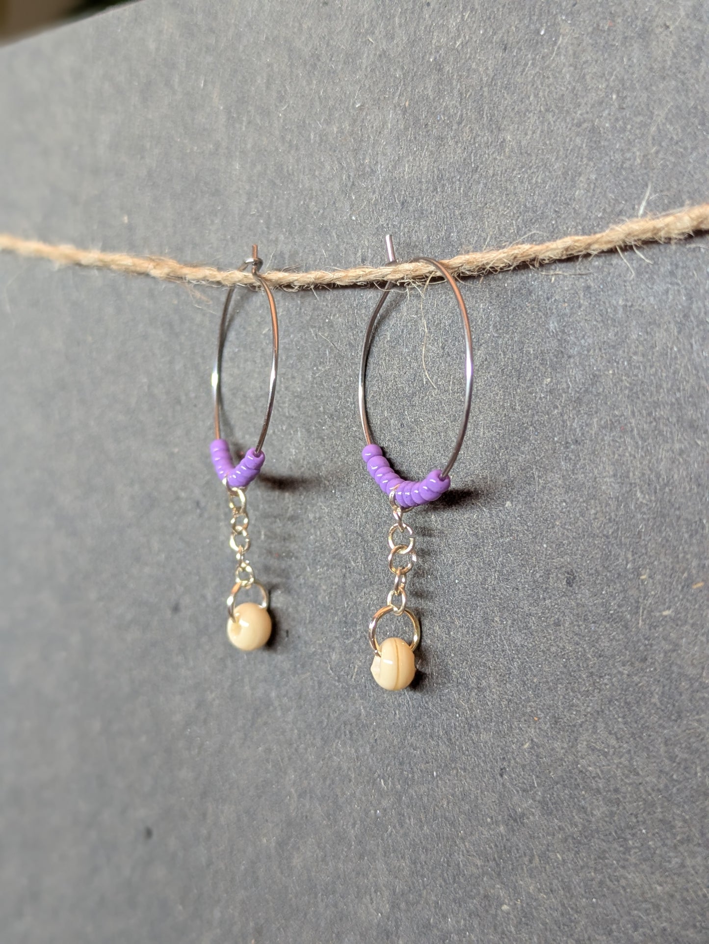 Violet Hoop · Créoles
