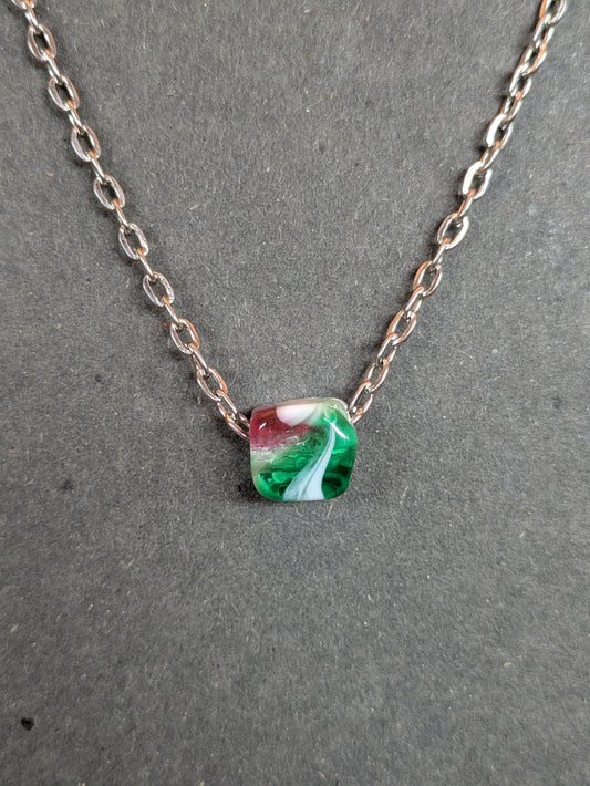Watermelon · Collier avec perle en verre