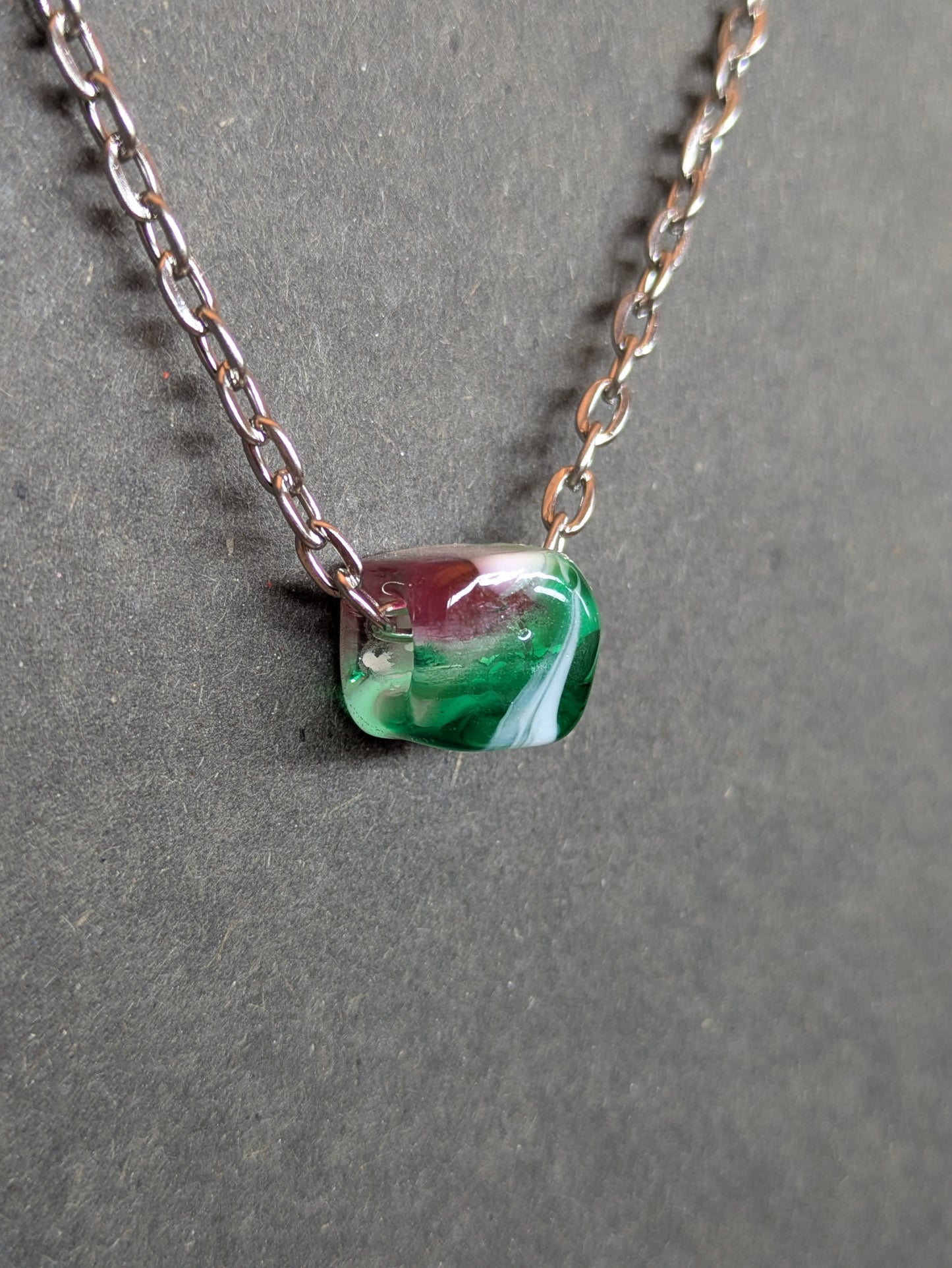 Watermelon · Collier avec perle en verre