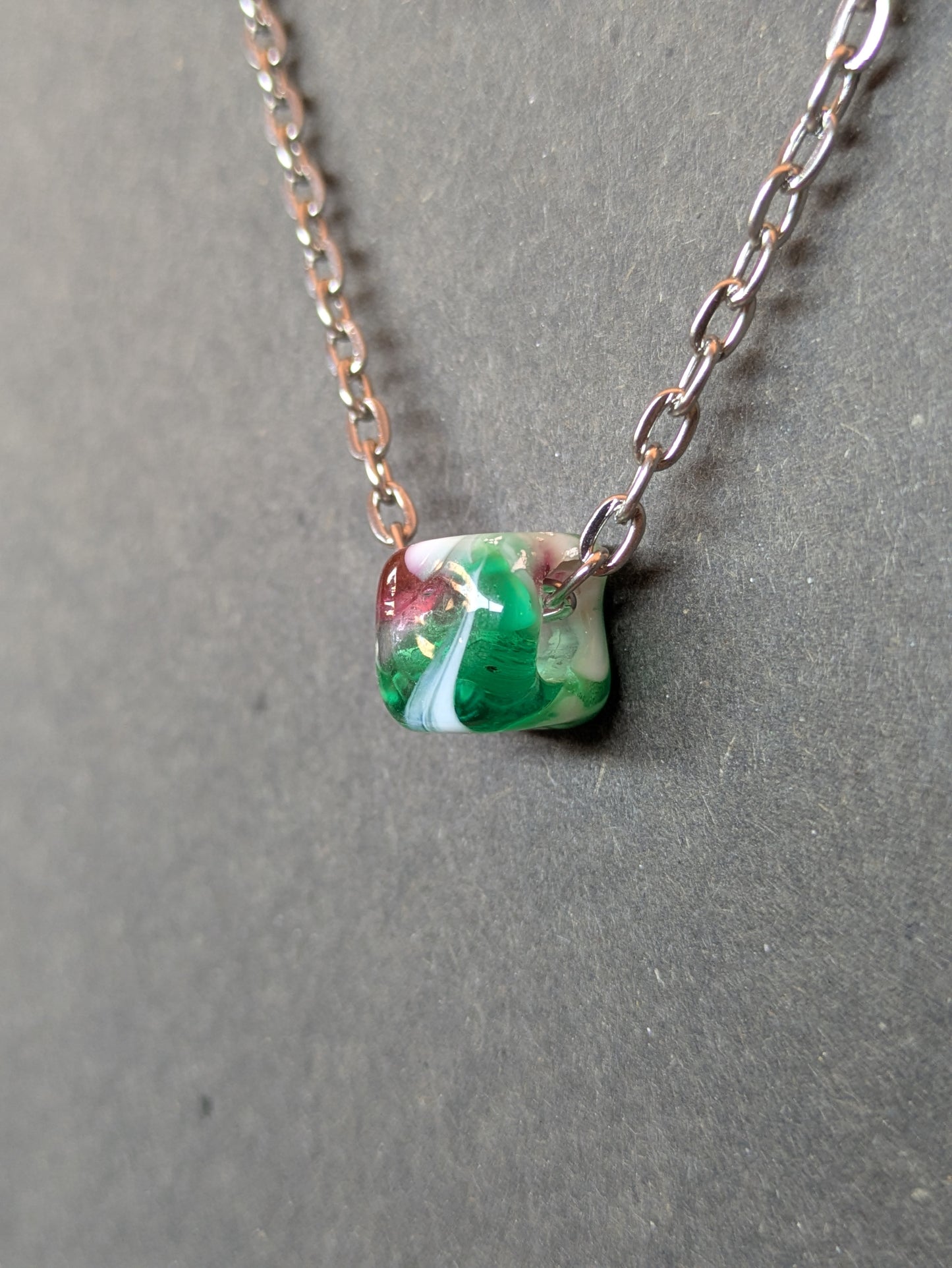 Watermelon · Collier avec perle en verre