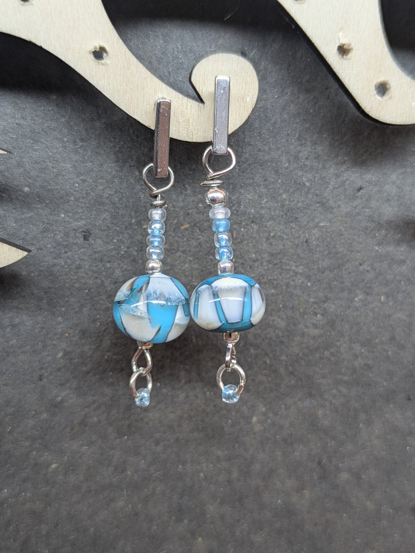 Ciel d'été · Boucles d'oreilles