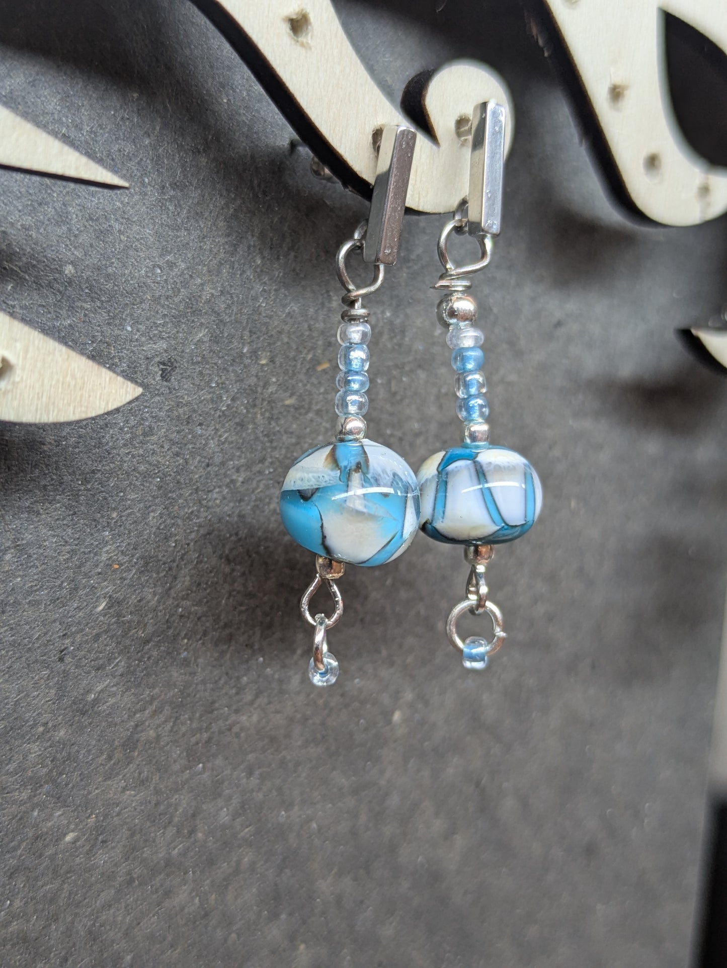 Ciel d'été · Boucles d'oreilles