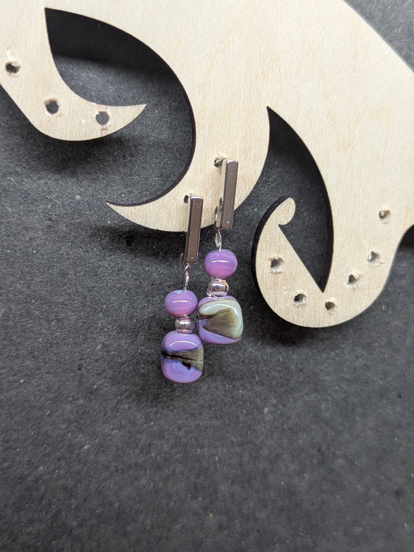 Glycine · Boucles d'oreilles