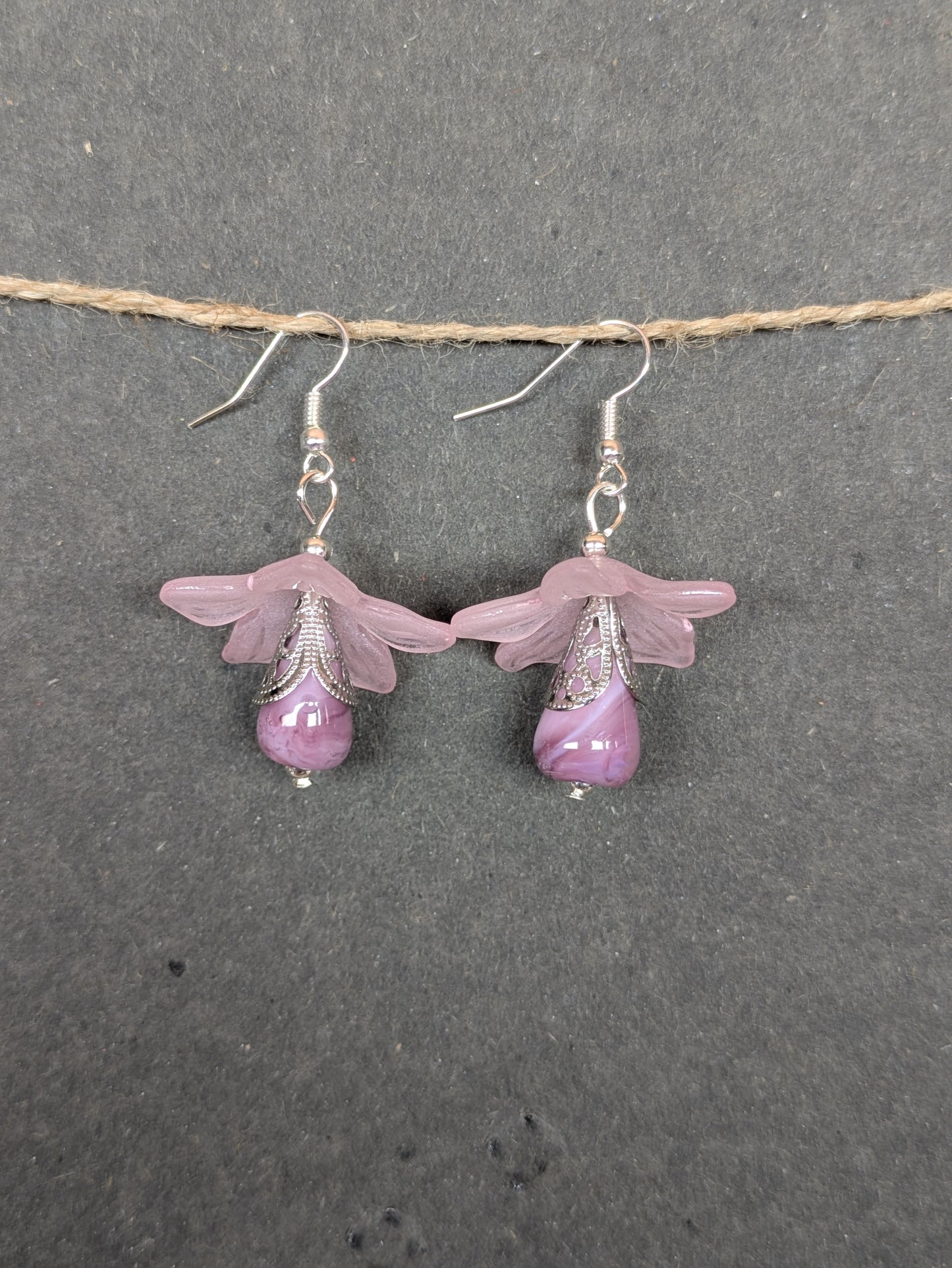 Rose fairy · Boucles d'oreilles