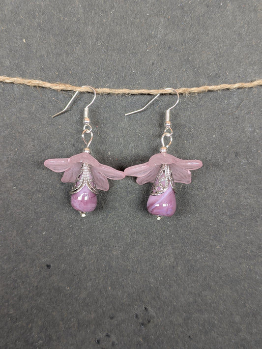 Rose fairy · Boucles d'oreilles