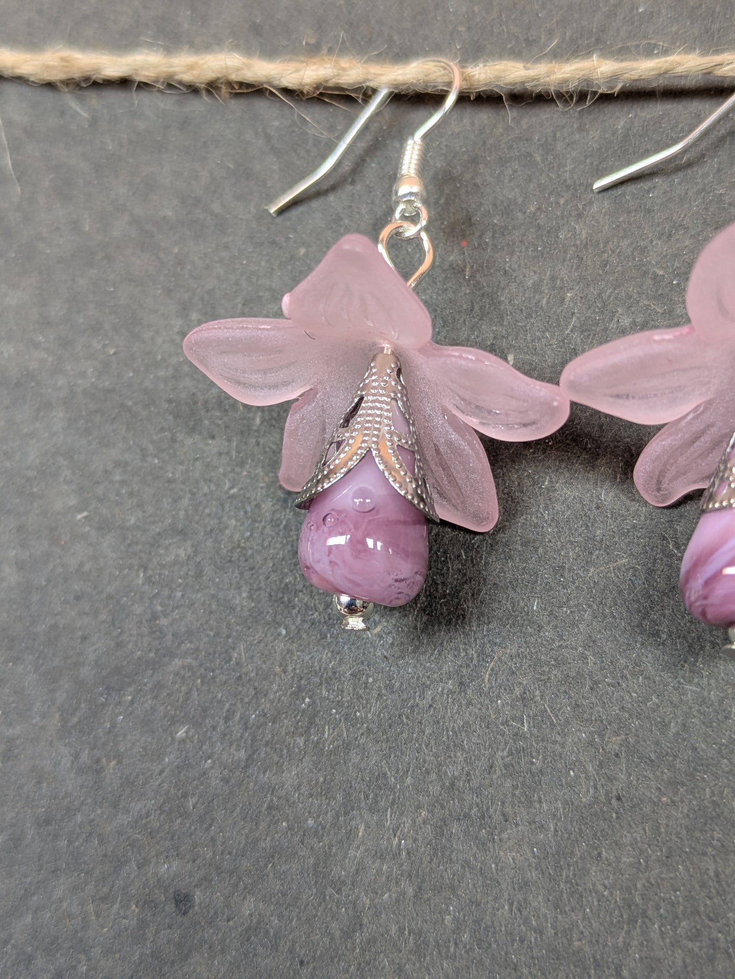 Rose fairy · Boucles d'oreilles