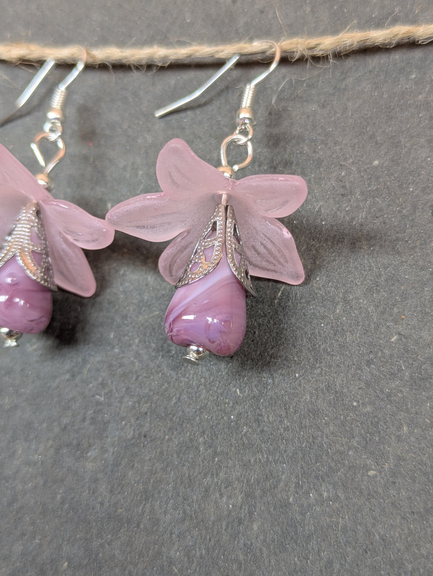 Rose fairy · Boucles d'oreilles