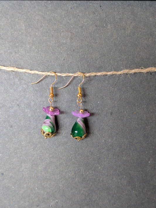 Jardin enchanté · Boucles d'oreilles