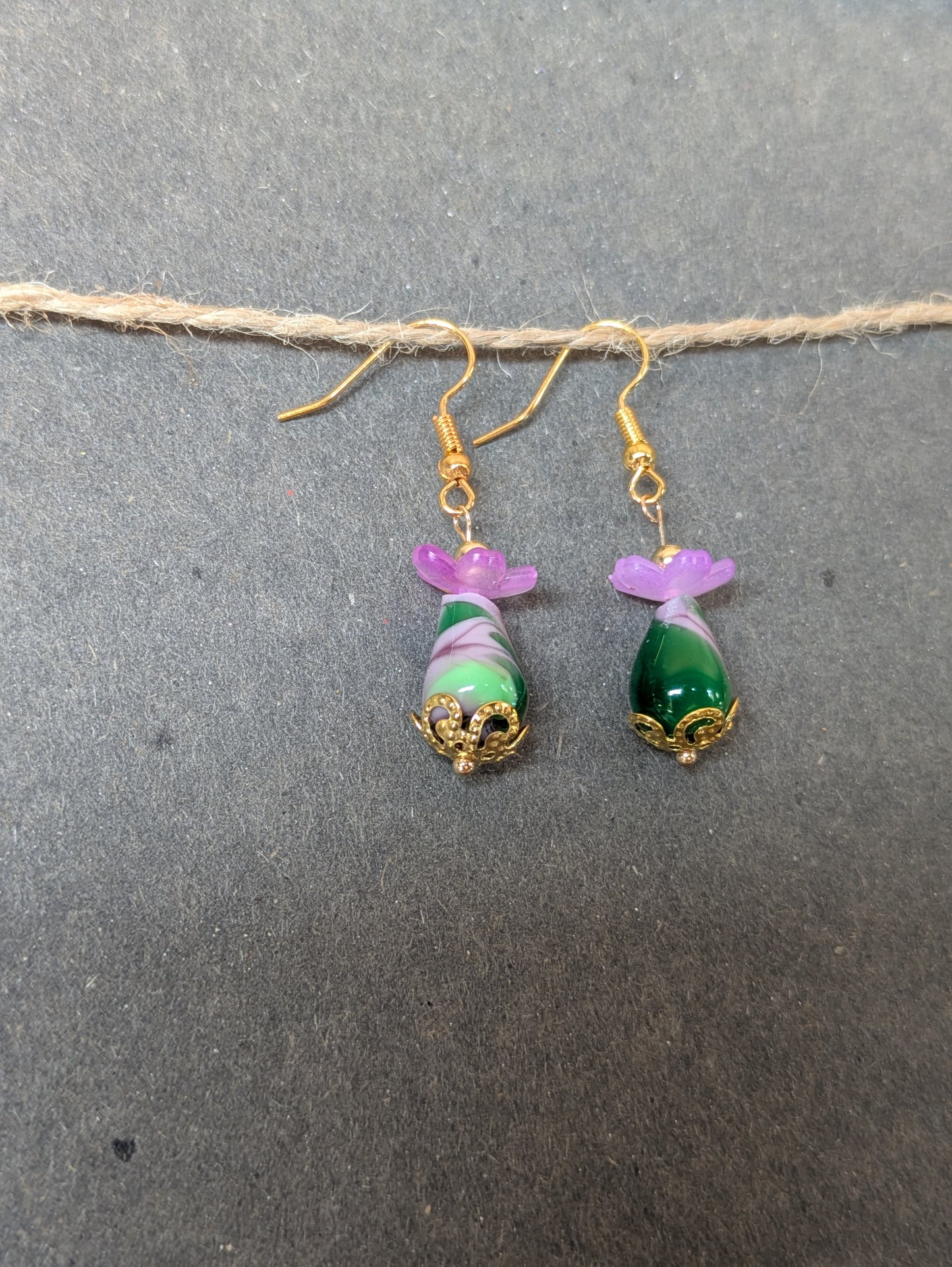 Jardin enchanté · Boucles d'oreilles