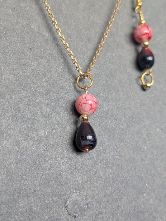 Passion · Parure · Boucles d'oreilles + pendentif