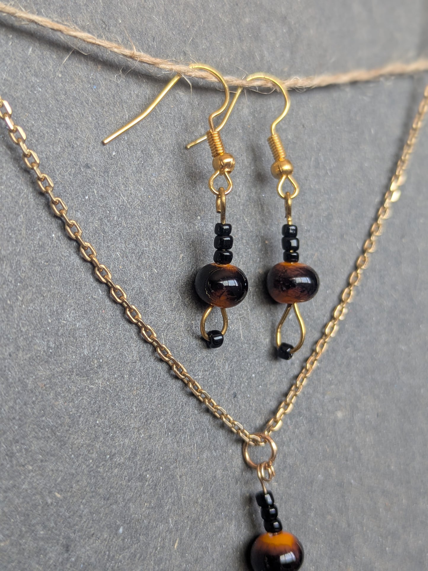 Harley · Parure · Boucles d'oreilles+ pendentif